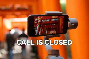Call for entries closed - a smart phone on a gimbal