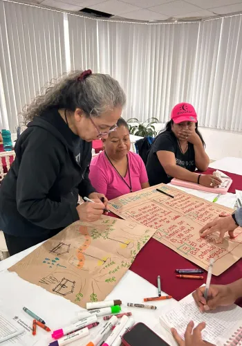 Shared vision for Plaza Revolución developed by local residents during a Naucalpan Urban Lab session. WRI México.